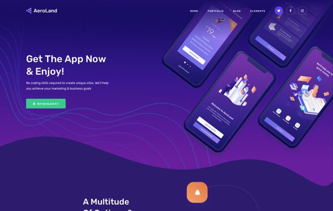 app landing thumbnail